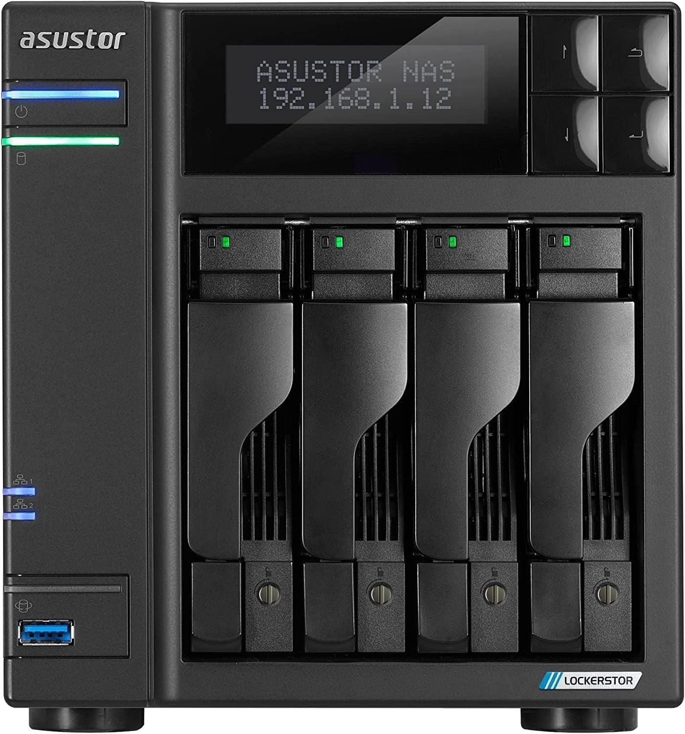 NAS ASUSTOR LOCKERSTOR 4 GEN 2 AS6704T 4x3.5 NAS ASUSTOR LOCKERSTOR 4 GEN 2 AS6704T 4x3.5